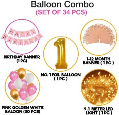 Led Ballons Birthday Party, Sticks Balloon Birthday Party