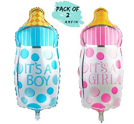 BubbleTrouble.in Baby Boy and Girl Foil Balloons / Baby Shower ...